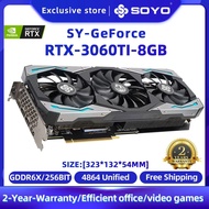 RTX3060 TI 8GB RTX3060 TI 8GB SOYO New Graphics Card RTX 2060 2060 Super 3060 3070Ti 3080Ti GDDR6/GD