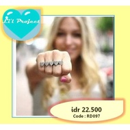 Ring - love love ring love love ring 2 holes - ring - fashion ring