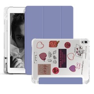 DIY protective case with pen slot suitable for iPad 9th gen 2021, iPad 8th gen 2020, 7th gen 2019 co