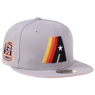NEW ERA 59FIFTY HOUSTON ASTROS 50TH ANNIVERSARY GRAY FITTED CAP