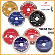 Coolman 88 Series Cutting Disc 4" Stone Mosaic Tile Mata Potong Diamond Cutter A88 C88 CT88 S88 T88 