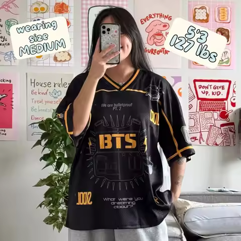 BTS Star Jersey 2 Cool 4 Skool Inspired Jersey KPOP music jersey Sports Men's T-Shirt Children's Clo