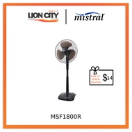 Mistral MSF1800R 18" Stand Fan W/Remote - D. Grey Fan (Pre Order/ETA- 30/4/2022)