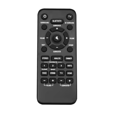 New VAH0130 VAH01300 Replaced Remote Control Fit For Yamaha Front Surround System YAS-408 ATS-4080