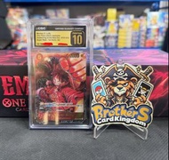 CGC金Pristine 10 One Piece OPTCG 2023 1st Anniversary Luffy 路飛  觀塘卡牌店 門市現貨 海賊王 原箱 原盒 對戰Deck料 評分卡 白卡 O