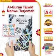 Al Quran Learning Jumbo Tajwid Nahwu Translation Letters Words A4 Bonus Digital Tasbih+Juz Amma+Book Of Koran