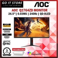 AOC Q27G4ZD 26.5" 240Hz OLED Gaming Monitor / Adaptive Sync
