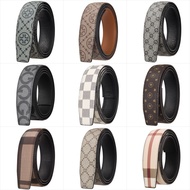 New Casual 3.5CM Wide Leather Automatic Belt Body Ready Stock Belt Accessories Belt Strip LY35-0001