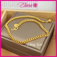 Elena Emas Korea Emas Sadur Gelang Kaki Dewasa Gajah/Sauh/Fashion EA118/EA119/EA120/EA121/EA122/EA12