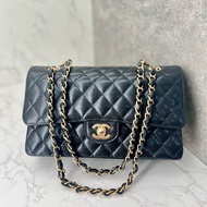 （客訂）💗香緹國際精品💗 766 Chanel cf25 晶片款 包況極好 黑金荔枝皮