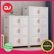 [DJ Home][HEAVYDUTY]70-75cm (1/2/3/4/5 Layers) Kabinet Kotak Simpanan Lipat Roda Twin  Wheel Cabinet