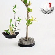 1 đế cắm hoa Kenzan, giá đỡ kim bằng thép không gỉ, giá cắm kim cắm hoa, dụng cụ cố định hoa, đế đĩa