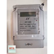 JY SINGLE PHASE 60A DIGITAL KWH METER DDS3666 [TNB]