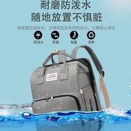 [SG Lucky Store][SG Stock]Mummy Bag Baby Bag Multifunctional Portable Stroller Bag with Folding Bed 