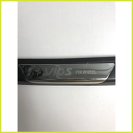 ✸ ♚ ▼ Toyota Vios Prime 2018 2019 2020 2021 2022 PINWHEEL Brand Rear Bumper Guard Black Rear Stepsi