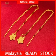 916 Gold Original Gold Earrings 916 Original Anting Anting Perempuan Earrings Women Subang Emas Kore