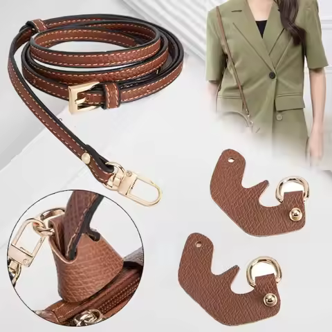 Mini Bag Straps Punch-free Leather Shoulder Strap Crossbody Conversion Hang Buckle Bag Transformatio