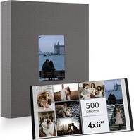 Photo Album 4x6 500 Pockets 1pc Large Capacity Photo Book Album with Front Window Picture Album for 