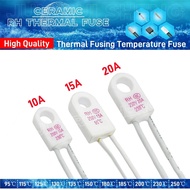 1PCS CHIP IC Ceramic RH 10A 15A 20A 250V Thermal Cutoff Fuse TF 95C 115C 125C 130C 135C 150C 180C 18