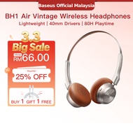 【New Arrivals】Baseus Bass BH1 Air Wireless Headphones 80Hrs Playtime ENC Noise Cancelling 90g Light 