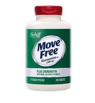 Move Free 益節 葡萄糖胺 + 軟骨素 + MSM + 維生素D + 鈣 240錠 五合一 Costco