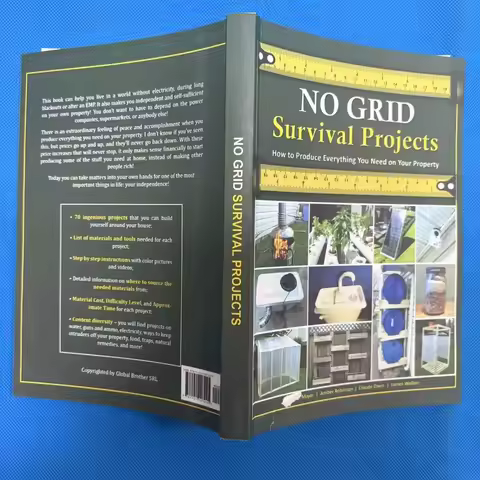 NO GRID Survival Projects How To Produce Everything You Need On Your Property Paperback Book In Engl