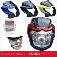 ☼❒Haojue Lishuang DA125 motorcycle HJ125K-5-19/HJ150-7 headlight head cover shroud headlight cover