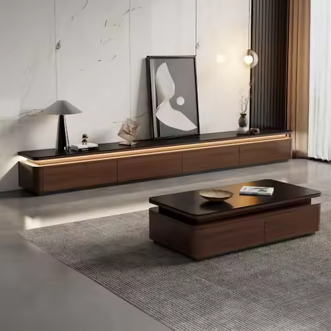 Entertainment Luxury Tv Stands Designer Shelf Wall Wood Nordic Tv Table Cabinets Console Archivadore