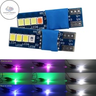 HB  T10 W5W C10W 194 8smd 2835 Dome Festoon Blue green pink red to White T10 Car Dynamic Canbus Led 
