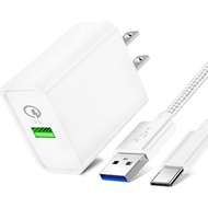 Fast Charger for LG K51 Q70 Velvet 5G/V60,tylo 6 5X 4 5,G8 G8X G7 V40 V35 V50 Thinq,K92,Reflect,Sams