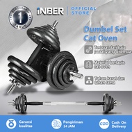 Inber Dumbbell Set Solid Iron 20kg 50kg Fitness Equipment Barbell Can Be Connected Fitness Training