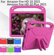 For Amazon Fire HD 10 2021 case Amazon Fire HD10 Plus 2021 10.1" tablet cover case Handle EVA Case K
