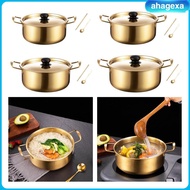 [Ahagexa] Korea Ramen Pot Cookware Instant Noodle Soup Pot for Backyard Camping Curry