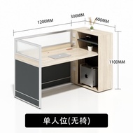 Staff Desk 4 4 6 People Cubicle Financial Table Office Furniture Station Office Table and Chair Comb