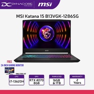 【24-Hr Delivery*】MSI Katana 15 B13VGK-1286SG Gaming Laptop (i7-13620H/16GB/1TB/RTX4070 8GB/15.6” QHD 144Hz/Win 11 Home)