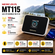 MERCUSYS MT115 / MT110 Wireless 4G LTE Mobile WiFi MiFi | Nano SIM | Portable WiFi | Up to 10 Device