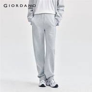 GIORDANO Women Joggers New Style Pique Knitted Pants Dividing Line Elastic Waist Sports Casual Pants