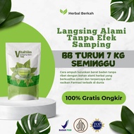 VITALISLIM-Obat diet pelangsing badan dan perut buncit viral tanpa efek samping, pembakar lemak, men