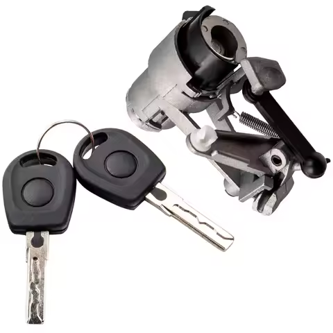 Rear Tailgate Boot Trunk Door Lock + 2 Keys for VW Caddy For Golf MK3 MK4 for Lupo Polo 1J6827297G 1