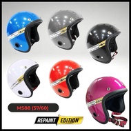 HELMET MS88 100% ORIGINAL TALI TULISAN MERAH