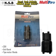 CROWN Socket Wrench DOUBLE CROWN SOCKET 30x26mm DR 1/2" MULTIPRO