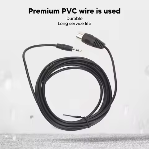 Durable Material Male to Male Din 8 Pin to 3.5mm MIDI Cable Plug and Play 3m/9.8ft Audio Cable 8 Pin