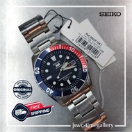 [FREE Wall Clock &amp; T-shirt] SEIKO 5 Sport Original Men Automatic 23 Jewels Blue Red Dial Watch 100M Jam Tangan