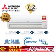 2021 CNY deals- ( KL &amp; JB ) with vacuum Mitsubishi Mr slim 2 hp INVERTER  -Mitsubishi Electric-2 马力冷气