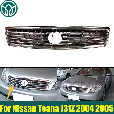 Front Bumper Grille Mesh For Nissan Teana J31Z 2004 2005 Front Bumper Hood Grille