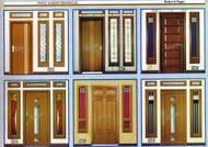 Kusen Pintu Jendela (Set 1 Pintu 2 Jendela + Kusen) Kayu Kamper