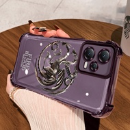 Casing Hp For Xiaomi Redmi Note 12 4G Case Dragon Casing Protection Drop airbag Casing Silicone Soft