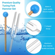 432 Hz Tuning Fork with Hammer for Healing Sound Healing Therapy and Yoga Aluminum Alloy Tuning Fork