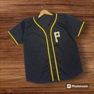 PIRATES black baseball jersey / baseball jersey / unisex premium baseball