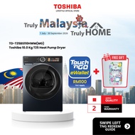 (New) Toshiba TD-T25BS110HWM(MG) 10.0KG Heat Pump Tumble Dryer/ pengering/ 烘干机